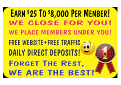 $500 - $10,500 Cash Daily/Weekly/Monthly - Your Choice. Work 1 Hour Per Day or Less!